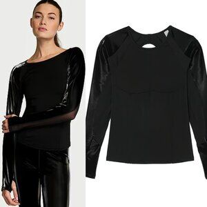 New Victoria's Secret Liquid Shine Long Sleeve Top